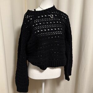 H&M hole knit sweater